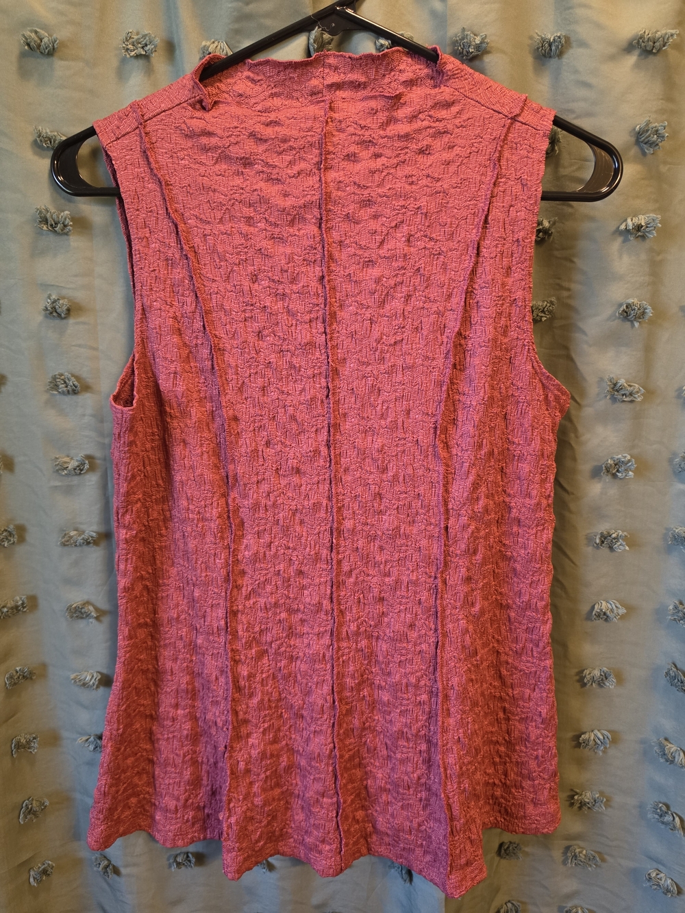 Simply Vera Wang Textured Sleeveless Tank — Coral PINK